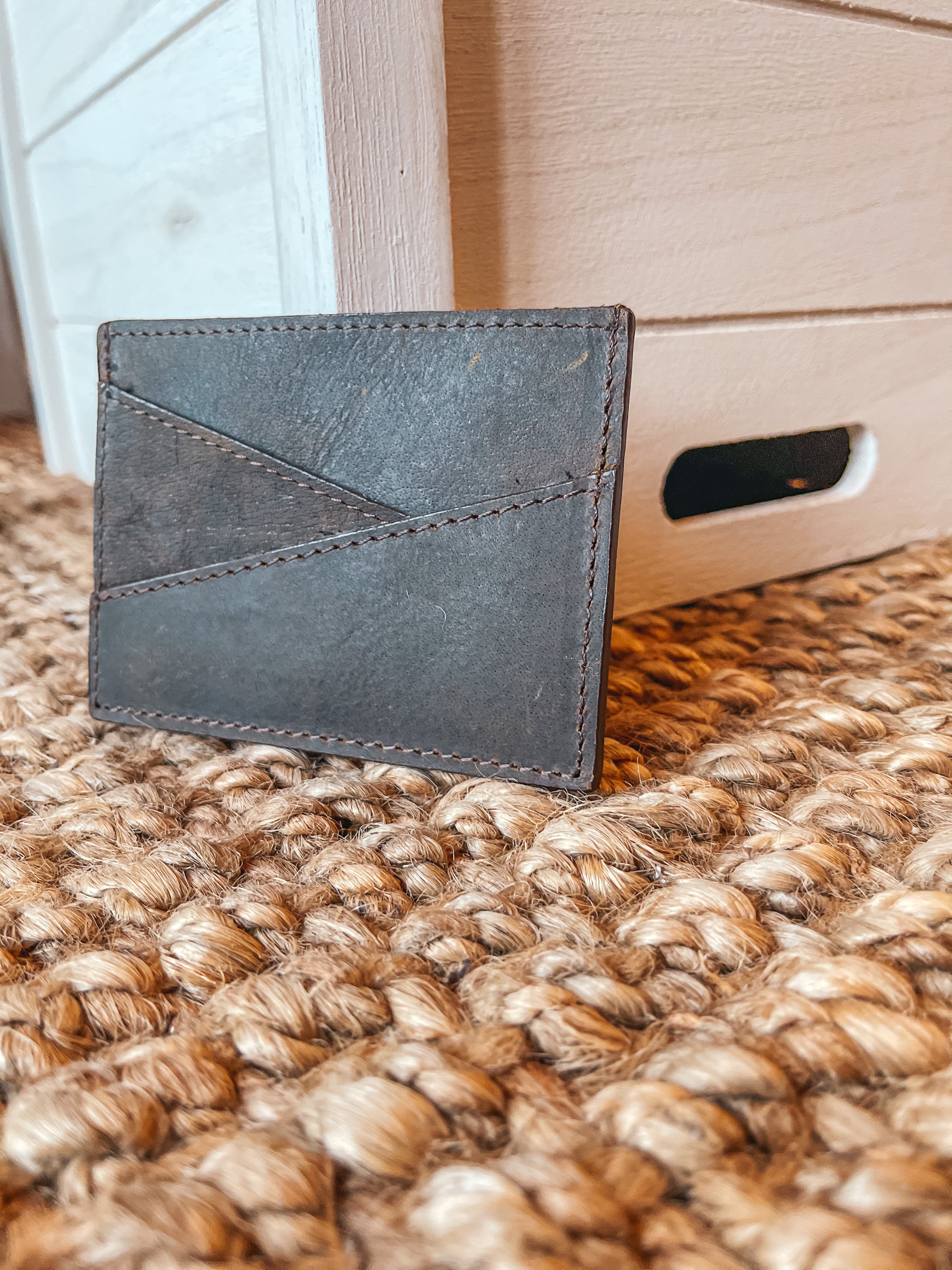 Leather Hairon Card Holders